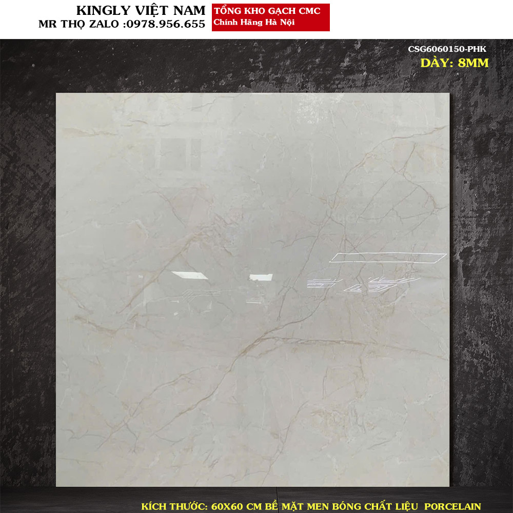 Gạch lát nền CMC 60X60 CSG6060150 Loại A